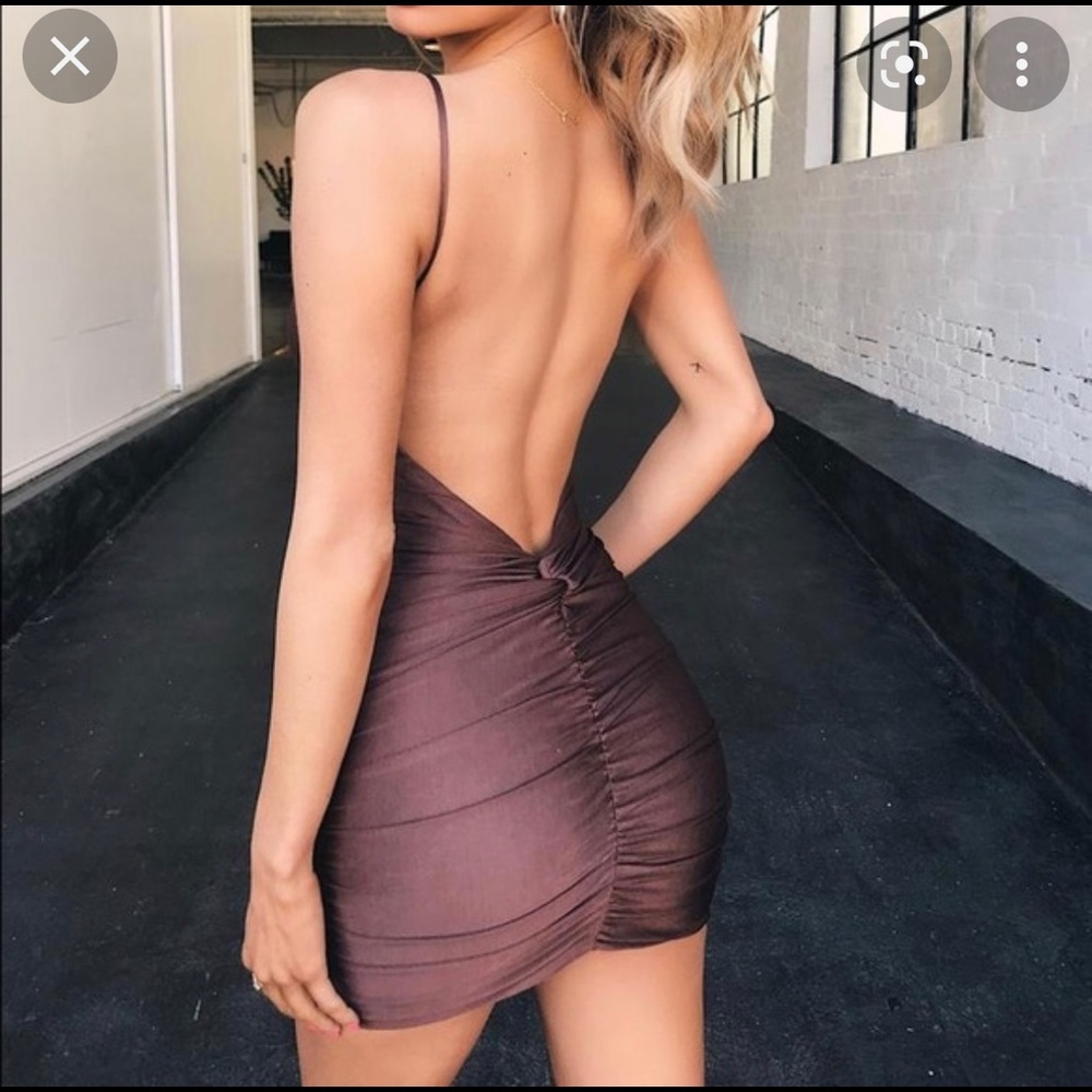Tiger Mist backless dress